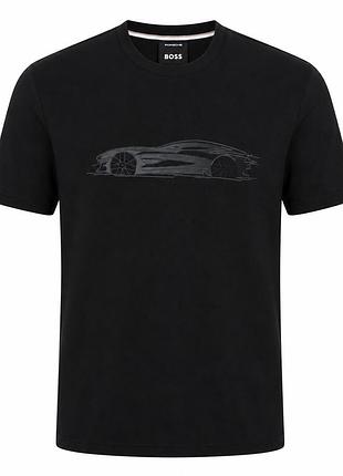 Футболка мужская boss × porsche bpa-1174 black m