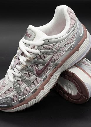 Женские кроссовки nike p-6000 серые с разовым 39(25)