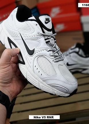 Кроссовки nike v5 rnr мужские текстильные белые с черным кроссовки на весну, лето, осень найк v5 rnr мужские 45(28.5см)