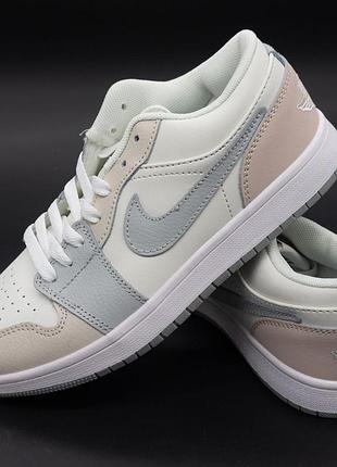 Низкие серые кроссовки nike air jordan 1. топ качество! 38. размеры в наличии: 36, 37, 38, 39, 40, 41.