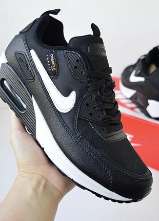 Чоловічі літні кросівки nike air max 90 cordura чорні з білим кросівки найк аір макс 90 новинка 44(28см)