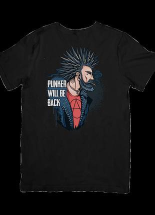 Футболка punker will be back
