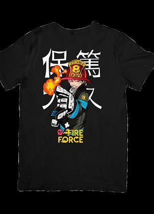 Футболка вогняна бригада (fire force)