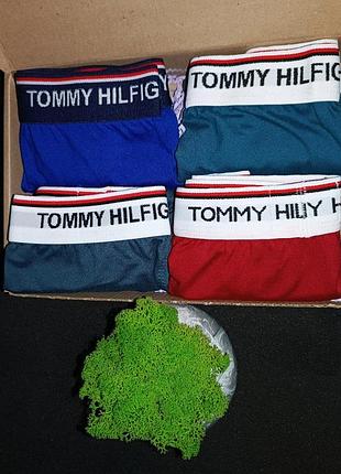Подарочный набор мужских трусов боксеров tommy hilfiger (4 штуки)