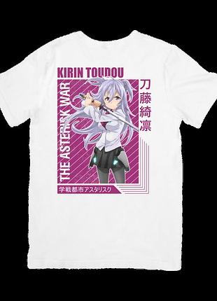 Футболка астериск: академия боевых искусств (the asterisk war)