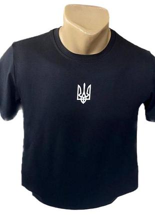 Чоловіча футболка герб (упаковка) s-xl (патріотичні футболки)