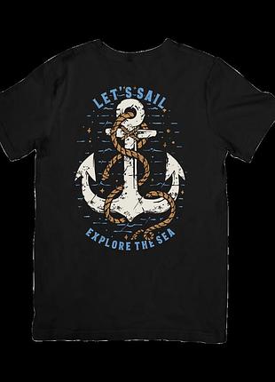 Футболка вперед до моря (let’s sail)