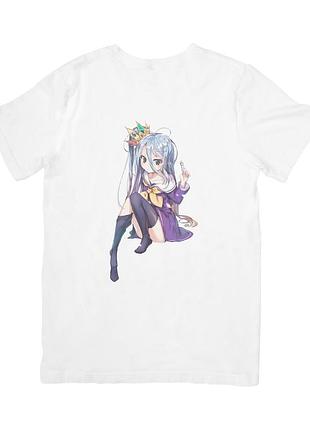Футболка нет игры — нет жизни (no game no life)