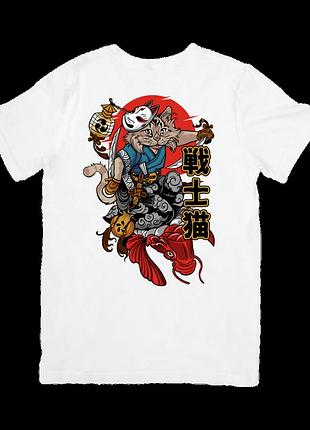 Футболка neko samurai