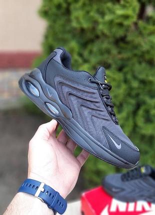 Чоловічі літні кросівки nike air max tw чорні кросівки найк аір макс тв новинка 45(28,5см)