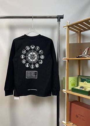 Лонгслив chrome hearts & foti | chrome hearts black long sleeve ( s m l xl ) 48