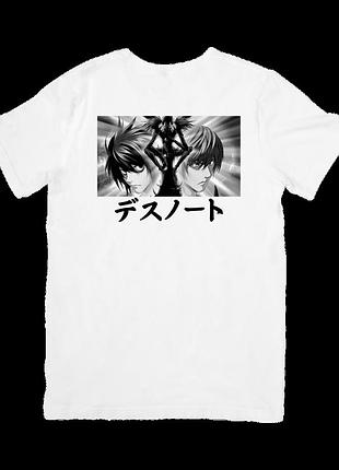 Футболка тетрадь смерті (death note)