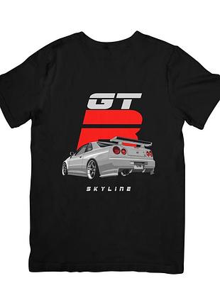 Футболка nissan skyline gt-r