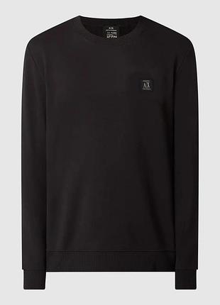 Світшот чоловічий armani exchange icon period logo ax-2236bl m