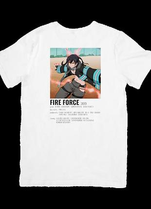 Футболка пламенная бригада пожарных (fire force)