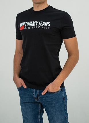 Футболка мужская tommy hilfiger th-7057-1 black m