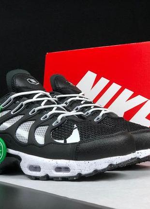 Женские кроссовки nike air max terrascape plus черные c белым спортивные кроссовки повседневные кроссовки 37