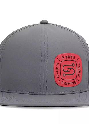 Кепка simms flatbill cap slate (14040-096-00)