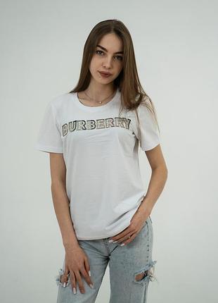Футболка женская burberry b-5050-1 white m