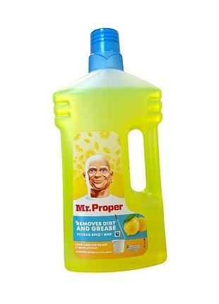 Моющее средство для пола и стен мr. proper летний лимон 1 л 9026