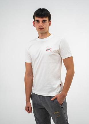 Футболка мужская hugo logo label patch hm-113-14134wt 3xl