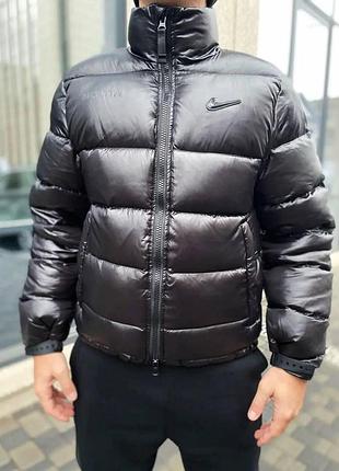 Дутый oversize пуховик nike nocta black | куртка найк нокта пухан trapstar
