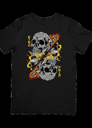 Футболка король-череп (king skull)