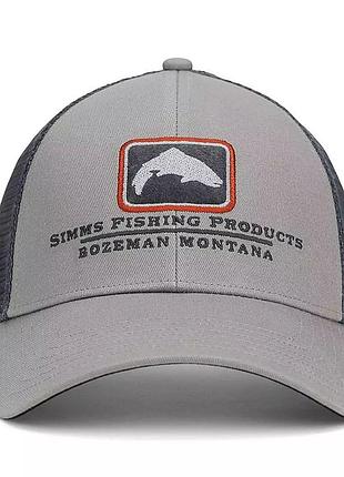 Кепка simms trout icon trucker cinder (12226-255-00)