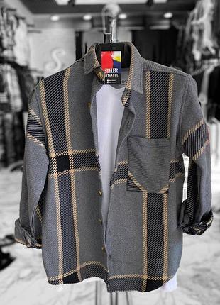 Тепла сорочка мадрид антрацит s xl
