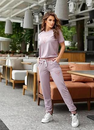 Костюм 487 цвет фреза 46