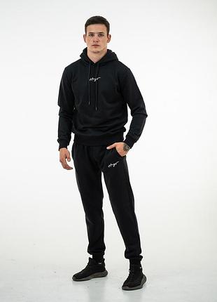 Костюм спортивный мужской hugo hb-19507 black 2xl
