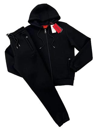 Костюм утепленный спортивный мужской hugo hb-705-901bl 3xl