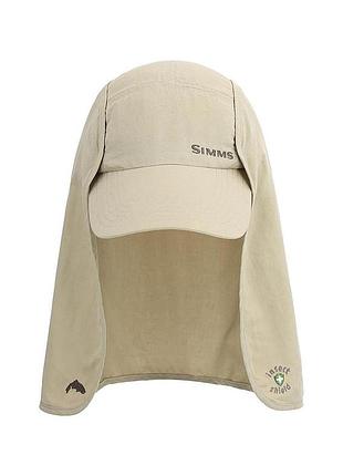Кепка simms bugstopper sunshield cap stone
