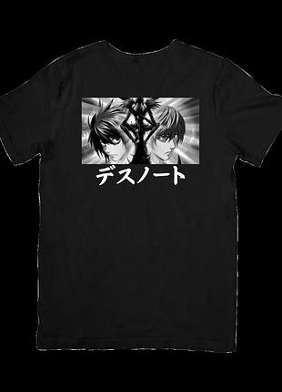 Футболка тетрадь смерти (death note)