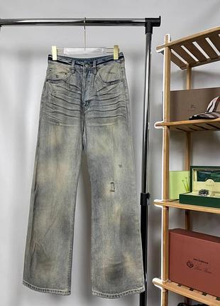 Acne studios 2021f loose fit jeans in carver light blue | джинси акне студиос ( xs s m l ) l