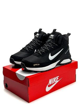 Мужские кроссовки nike rivah gtx fur black white 44й 29см