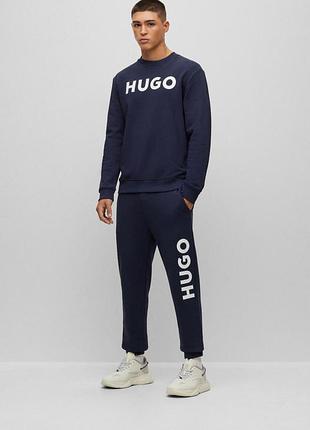 Костюм спортивный мужской hugo hb-19508 dark blue xl