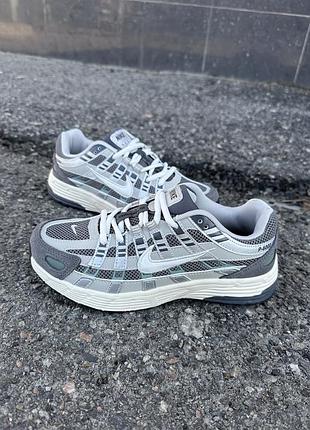 Кросівки nike p-6000 комбіновані хакі 40