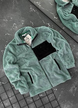 Чоловічий плюшевий зелений худі lacoste модна оверсайз толстовка лакосте для хлопця xxl