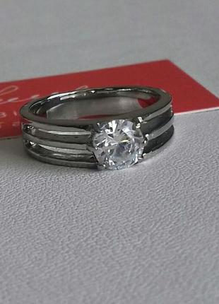 💍 15.5 ; 16 ; 16.3 размер кольцо медицинская сталь хирургическая сталь цирконий