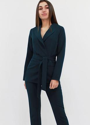 Стильний жіночий костюм mango, зелений l