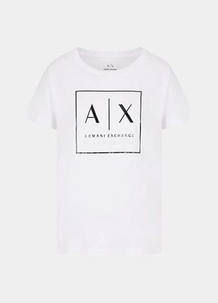 Футболка женская armani exchange black edition 6018wt l