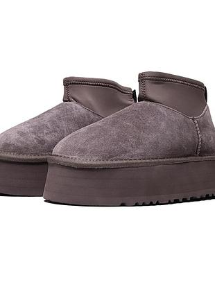 Ugg classic mini dipper thundercloud 39