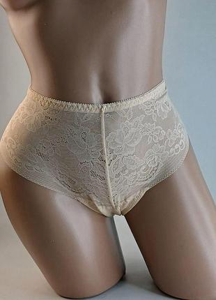 Трусики з мережива калинка 327/60 беж 75-100 (l) 4xl