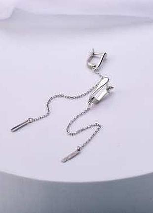 Серьги душа 925 rhodium (ш) / серьги душа 925 rhodium (ш)
