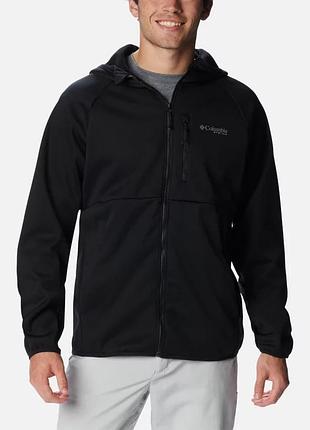Мужская куртка с капюшоном columbia sportswear pfg terminal stretch softshell hooded jacket m