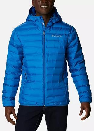 Мужской пуховик с капюшоном columbia sportswear men's lake 22 down hooded jacket
