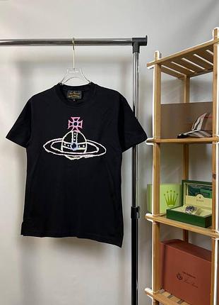 Футболка vivienne westwood | vivienne westwood tee ( xs s m l xl ) ( 3 кольори ) m, черный