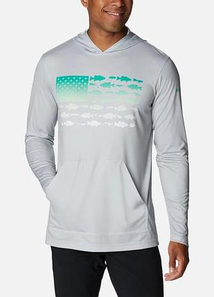 Чоловіча толстовка pfg terminal tackle columbia sportswear fish flag