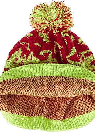 Шапка select pompon hat 56 yellow red